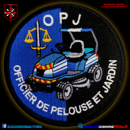 OPJ HUMOUR OFFICIER PELOUSE...