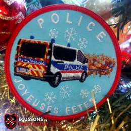 Joyeuses Fêtes Police - Van